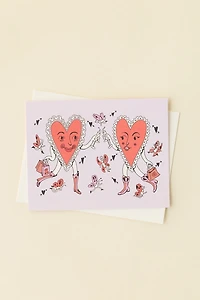Red Cap Cards Heart Cheers Valentine’s Day Card