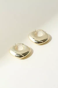 The M Jewelers Puffy Hanging Hoops