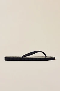 Brizza Arezzo Scalloped Thong Sandals