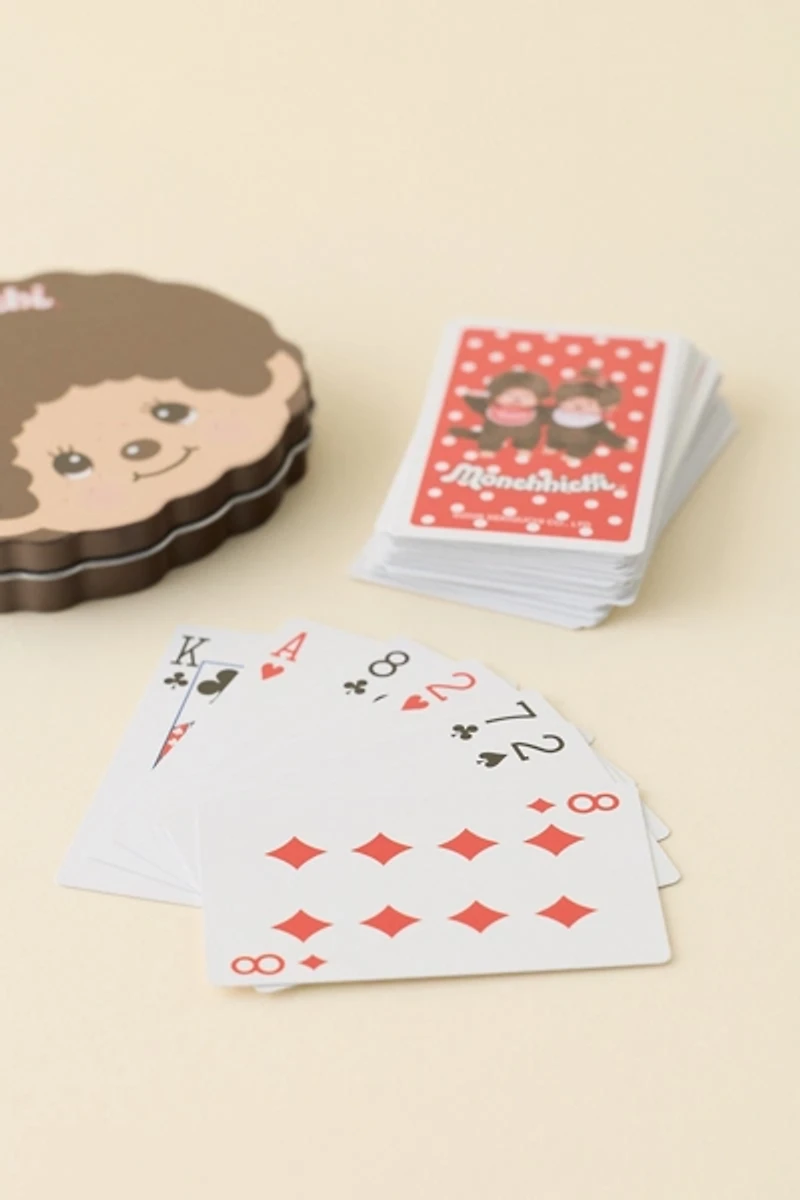 Monchhichi Playing Card Deck & Holder Set
