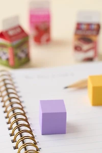 Scented Milk Carton Eraser Set