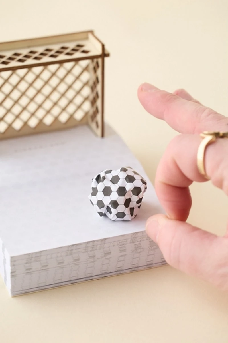 Desktop Soccer Goal Notepad