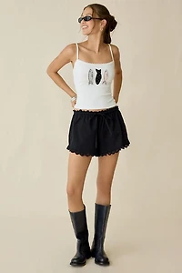 Daisy Street Kipper Fish Applique Graphic Cami