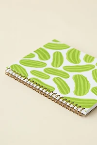 And Here We Are Pickle Patterned Notebook