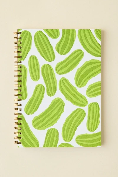 And Here We Are Pickle Patterned Notebook