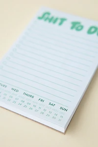 And Here We Are Stuff To Do Notepad