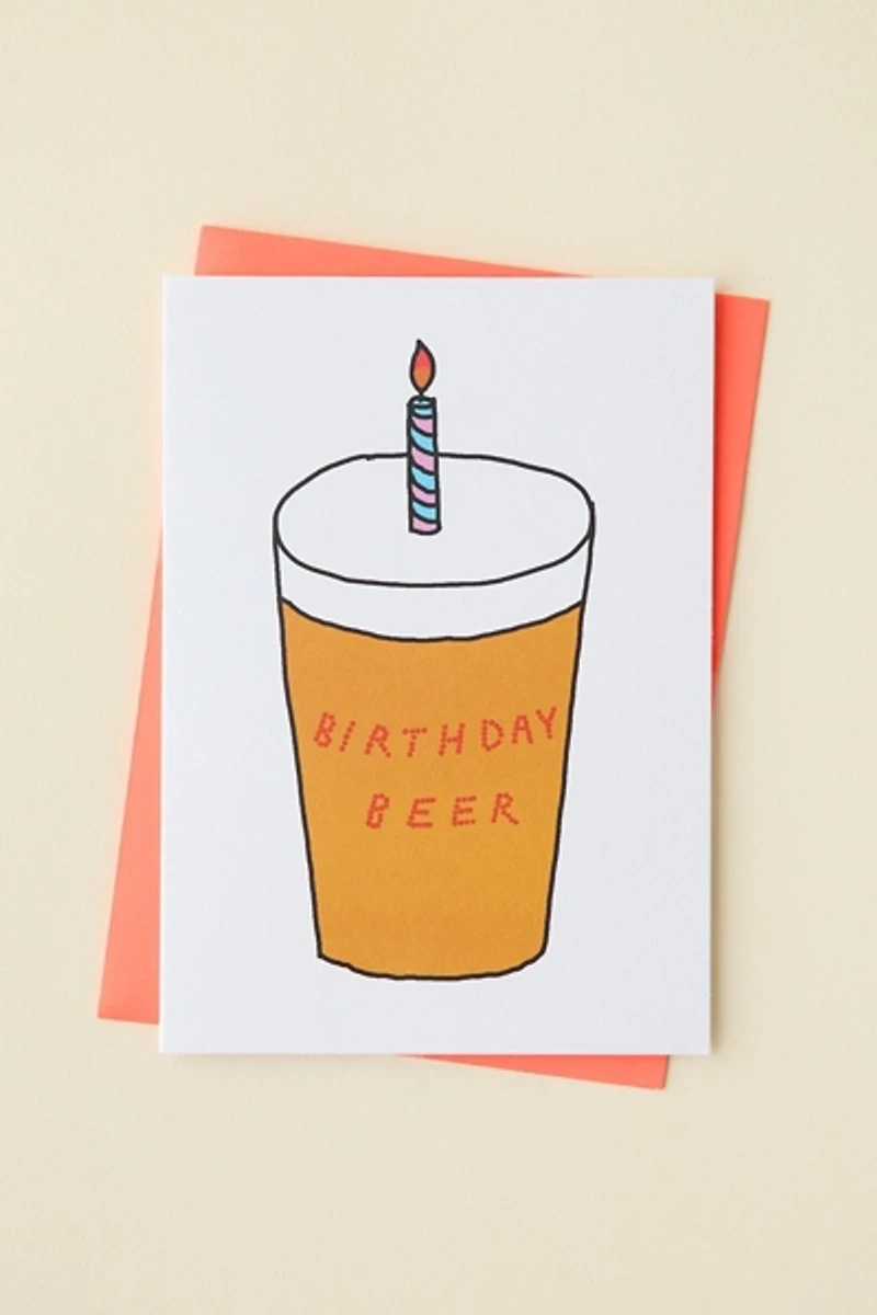 Birthday Beer Birthday Card