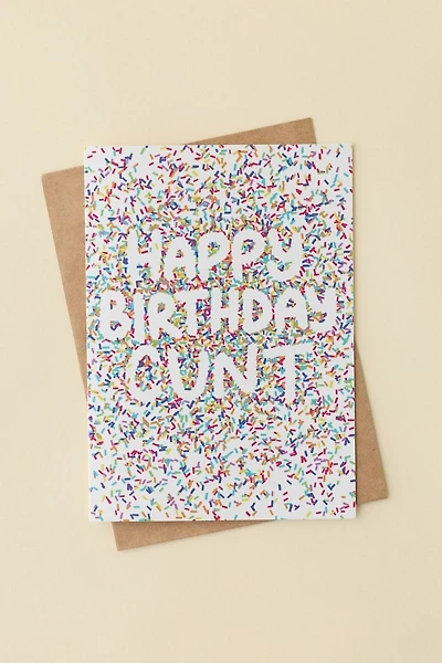Sleazy Greetings Sprinkled Birthday Card