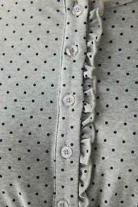 Daisy Street Polka Dot Smocked Drop Waist Ruffle Romper