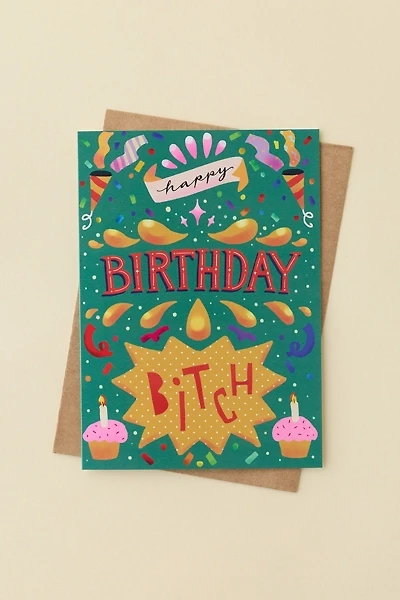 Sleazy Greetings Bold Confetti Birthday Card