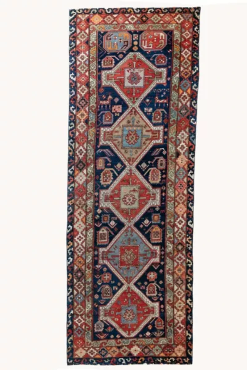District Loom Vintage Runner Rug 375