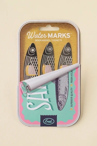 Fred & Friends Metal Sardine Bookmark Set