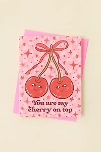 Boss Dotty Cherry On Top Valentine’s Day Card