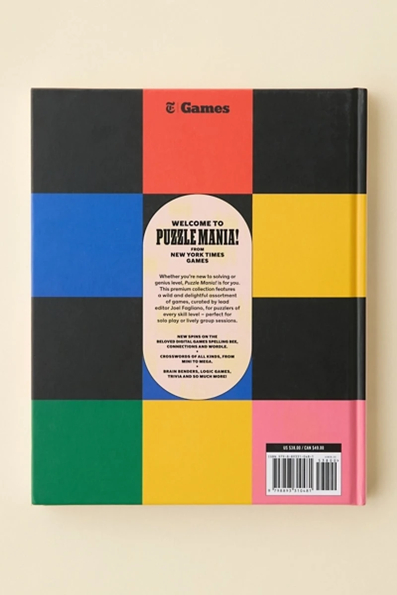 Puzzle Mania!: Wordle, Connections, Spelling Bee, Minis And More! By Joel Fagliano & New York Times Games