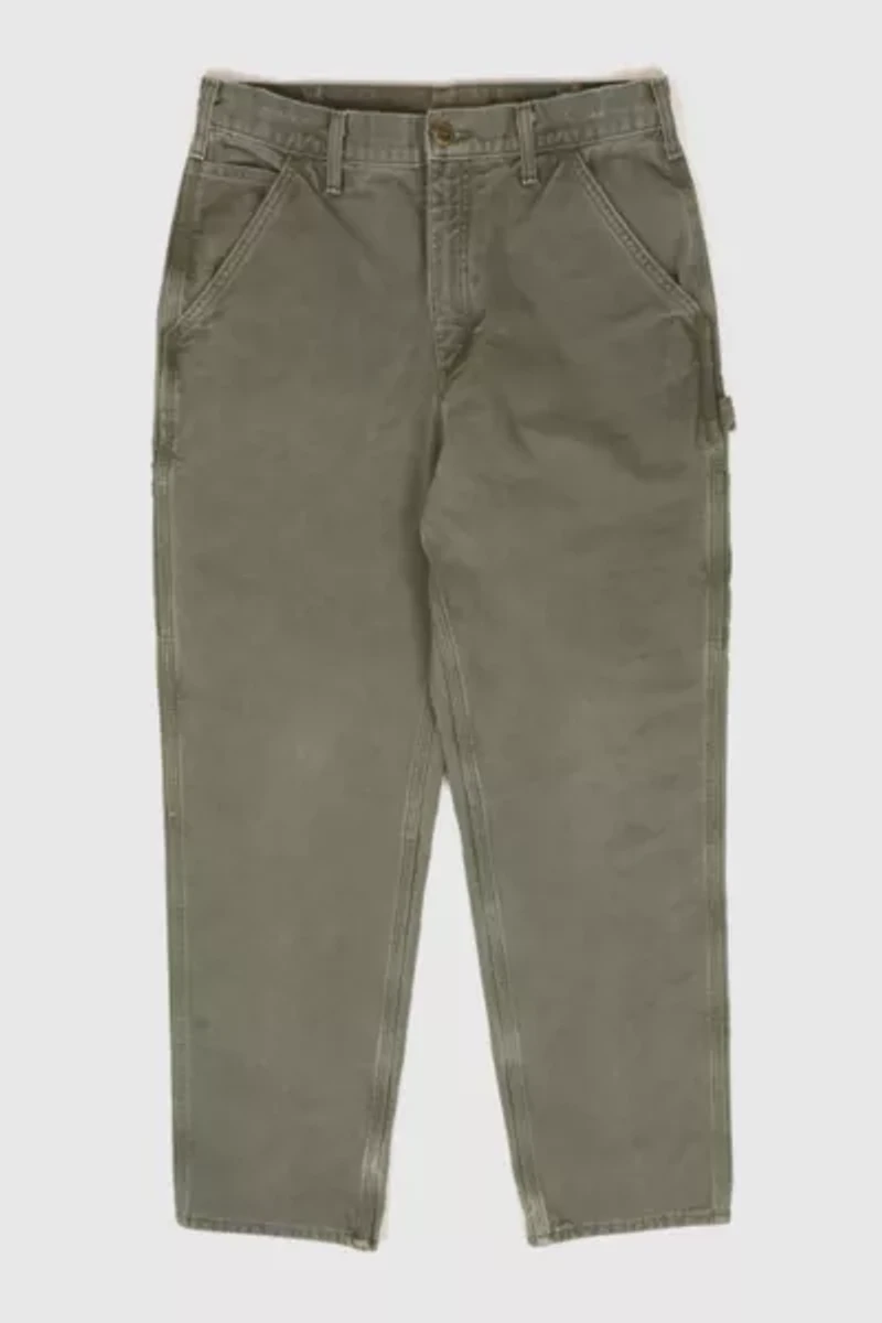 Vintage Carhartt Flannel Lined Carpenter Jean