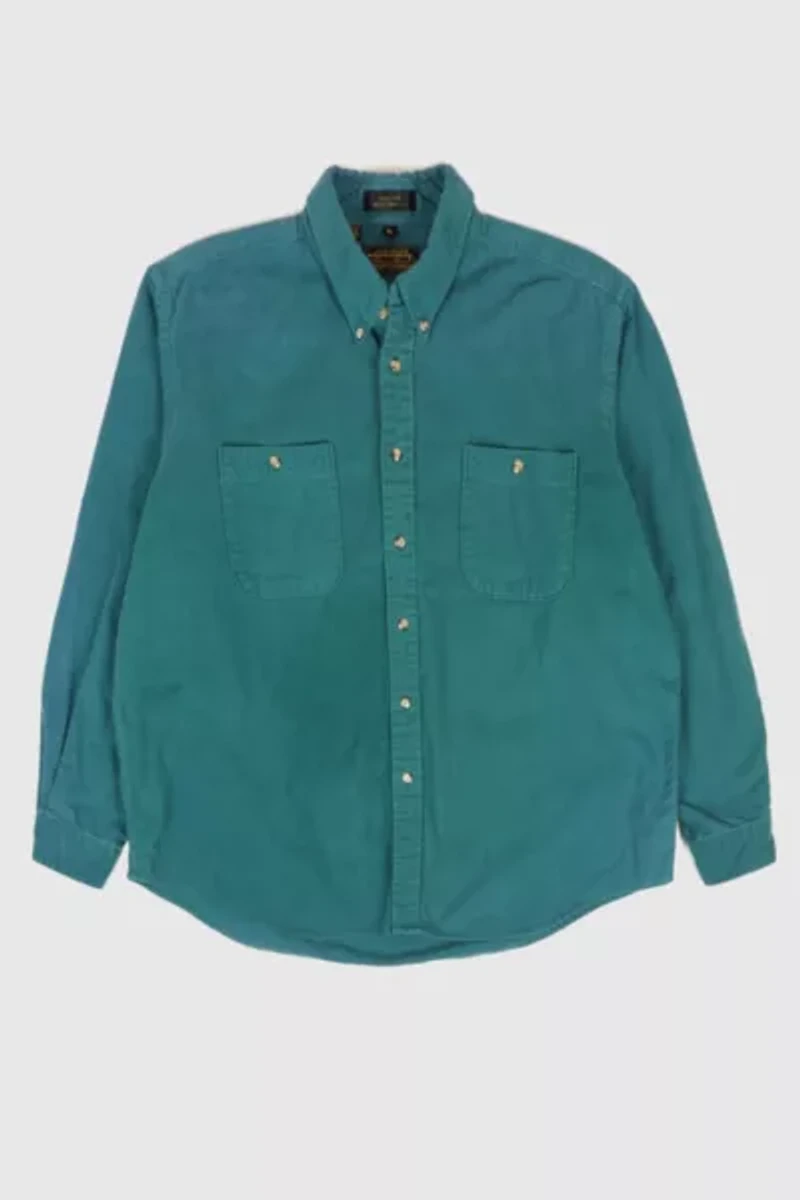 Vintage Eddie Bauer Flannel Button-Down Shirt