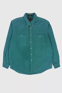 Vintage Eddie Bauer Flannel Button-Down Shirt