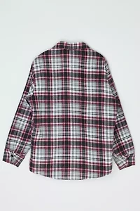 Vintage 70s Black & Red Quilted-Lined Flannel Shirt