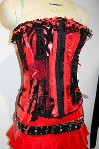 Mindblown Red Flower Corset