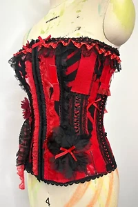 Mindblown Red Flower Corset