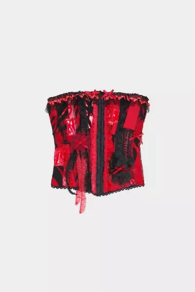 Mindblown Red Flower Corset