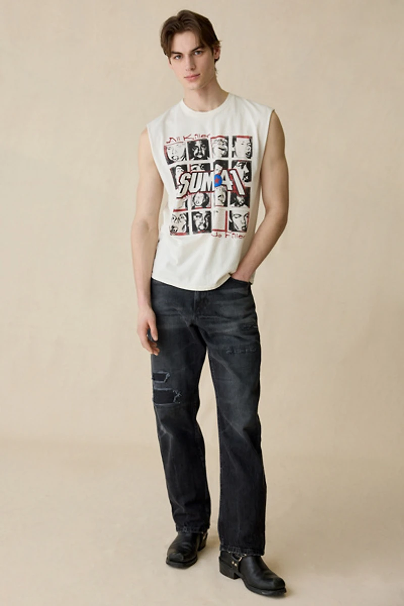 BDG Repaired Relaxed Straight Fit Jean