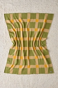 Calhoun & Co. Gingham Knit Throw Blanket