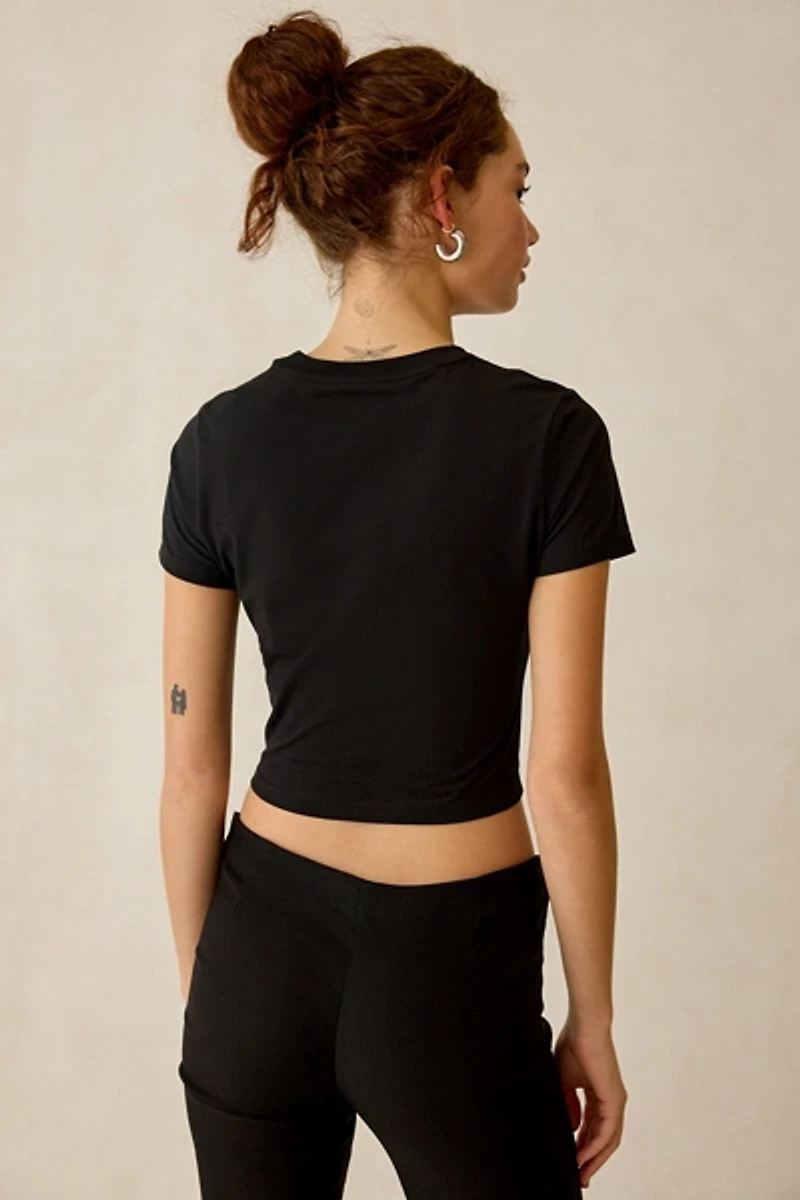 True Religion Crystal Graphic Baby Tee