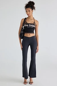 True Religion Printed Layered Halter Neck Bandeau Top