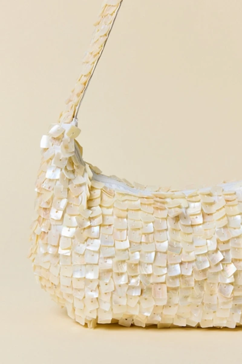 Kimchi Blue Idol Shell Beaded Bag