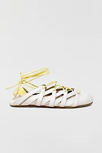 ShuShop Pavlova Lace-Up Ballet Flats