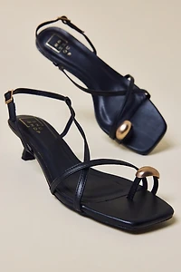 ShuShop Harper Slingback Kitten Heel Sandal