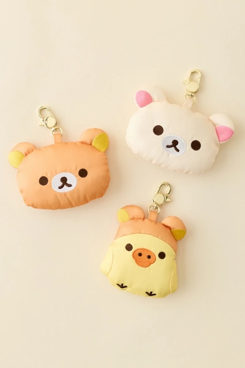 Whatever! Makes You Happy Rilakkuma Puffy Nylon Friends Blind Box Keychain