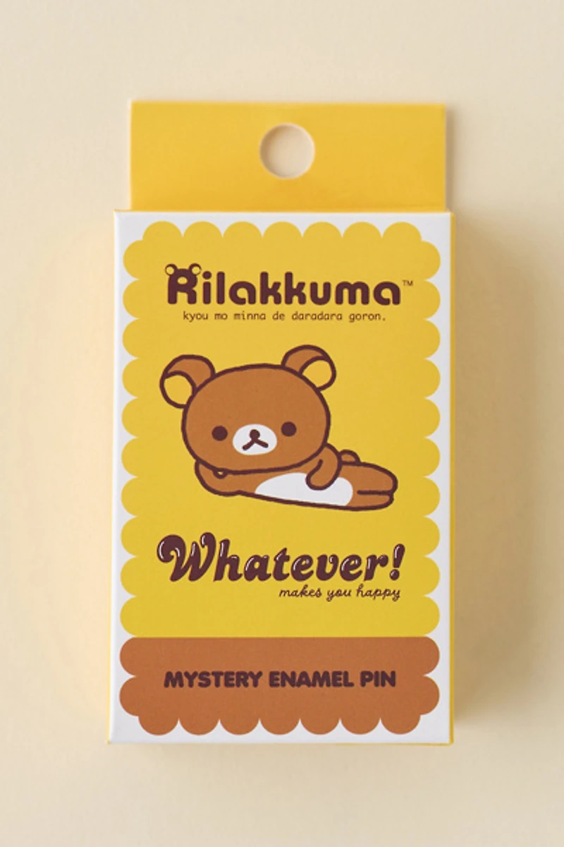 Whatever! Makes You Happy Rilakkuma & Friends Blind Box Enamel Pin