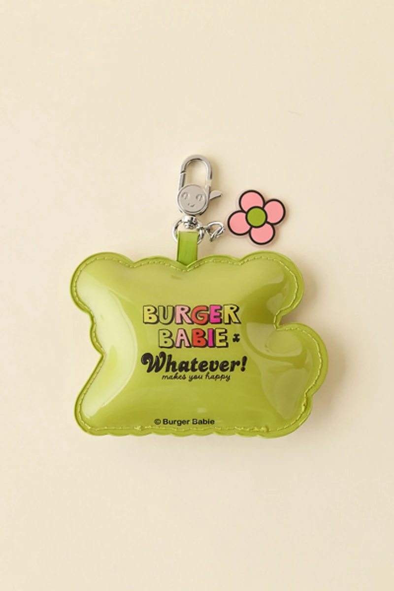 Whatever! Makes You Happy Burger Babie Padded Vinyl Blind Box Keychain