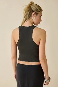 Kimchi Blue Gigi Sheer Crochet Vest Top