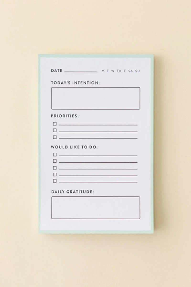 Joy Paper Co. Daily Planner Notepad
