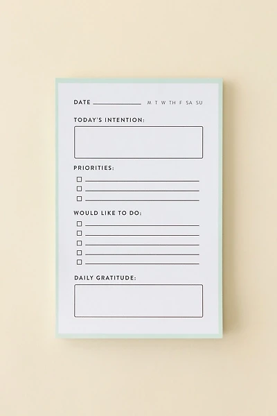 Joy Paper Co. Daily Planner Notepad