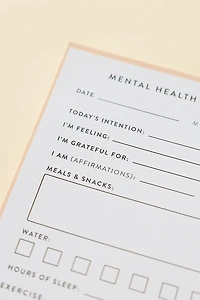Joy Paper Co. Mental Health Tracker Notepad