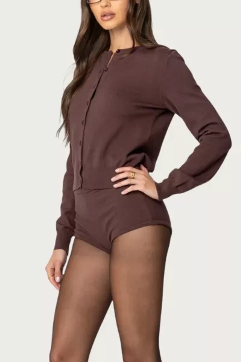 Edikted Ashlin Knit Micro Shorts