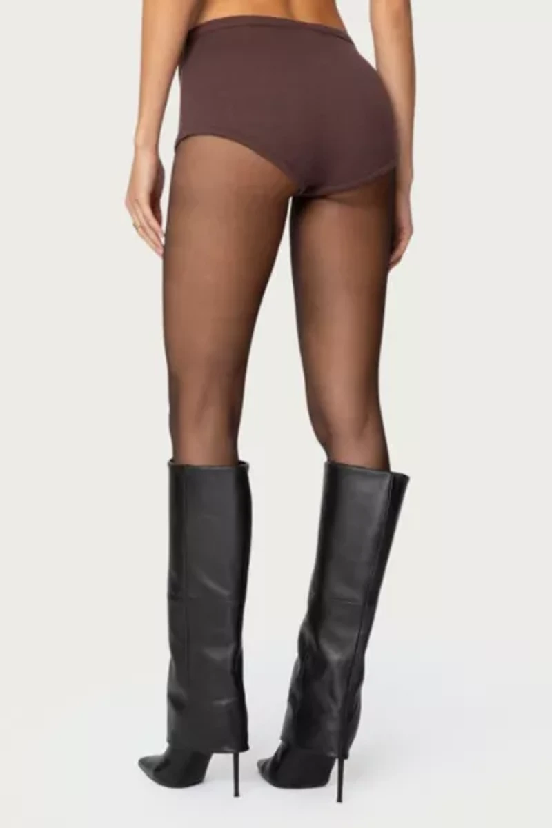 Edikted Ashlin Knit Micro Shorts