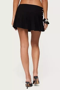 Edikted Kayce Button Mini Skirt