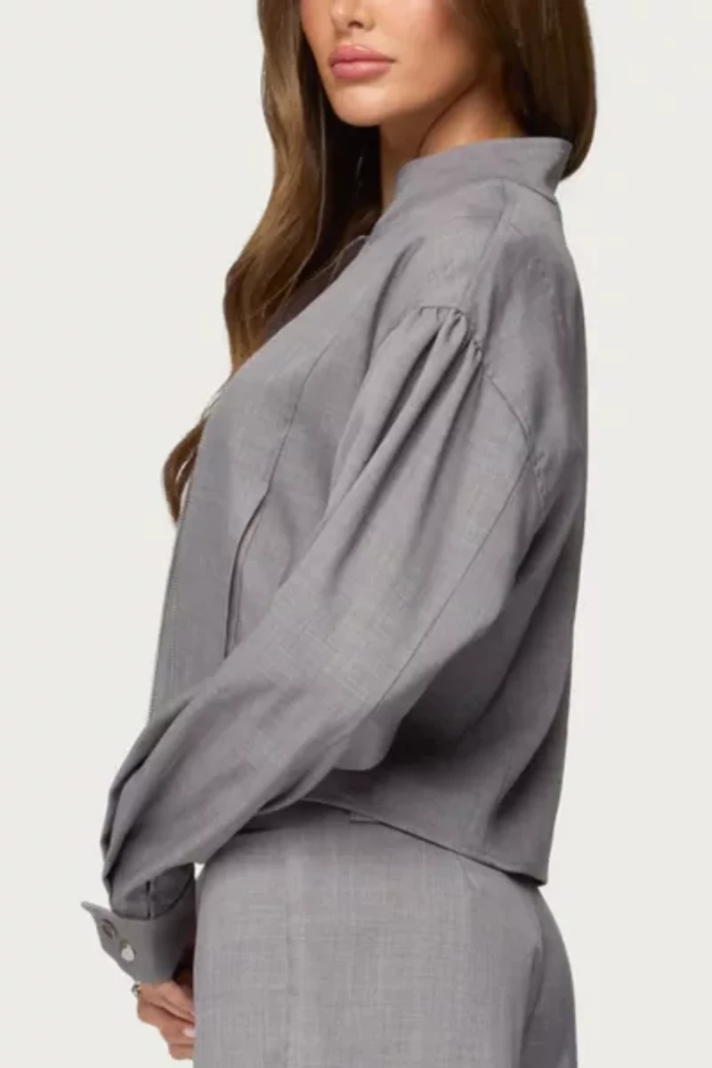 Edikted Roshelle High Neck Jacket