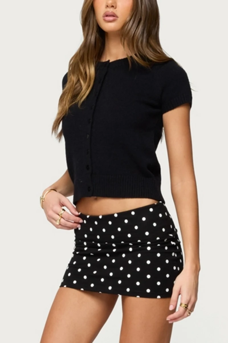 Edikted Aisha Low-Rise Mini Skirt