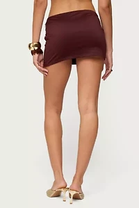 Edikted Briar Chain Belt Mini Skirt