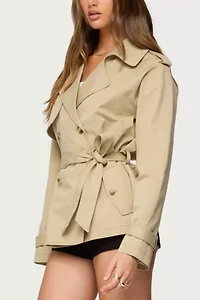Edikted Tobie Raglan Trench Jacket