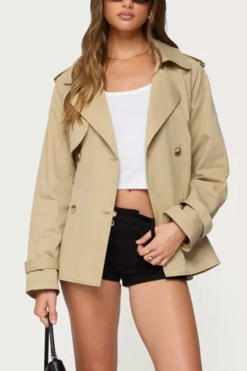 Edikted Tobie Raglan Trench Jacket
