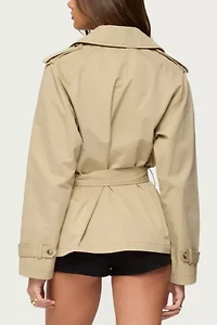 Edikted Tobie Raglan Trench Jacket