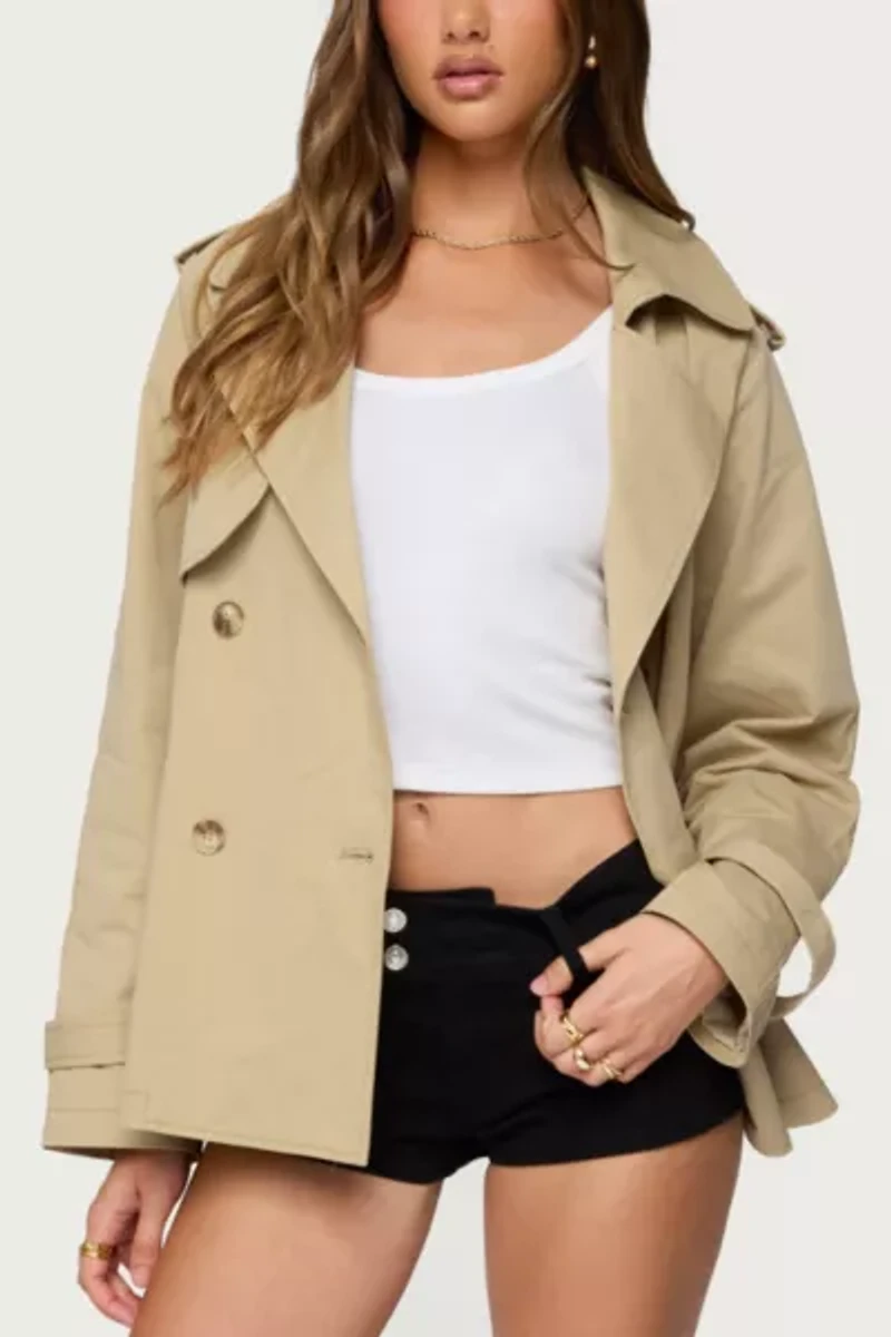 Edikted Tobie Raglan Trench Jacket