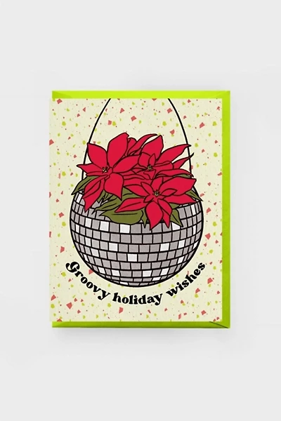 Boss Dotty Disco Planter Holiday Card